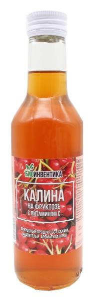 Изображение товара Сироп Калина на фруктозе Биоинвентика 250мл Сироп Калина на фруктозе Биоинвентика 250мл фотография