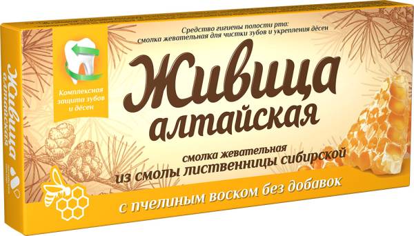 Изображение товара Смолка жевательная Живица Алтайская с пчелиным воском Алтайский Нектар 4шт Смолка жевательная Живица Алтайская с пчелиным воском Алтайский Нектар 4шт фотография