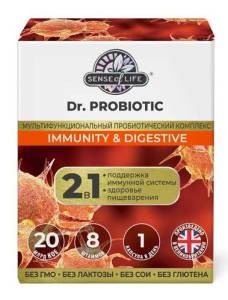 Иммунитет и пищеварение DR.Probiotic SENSE of life 30 капсул